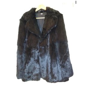 Genuine Rabbit fur coat size Large